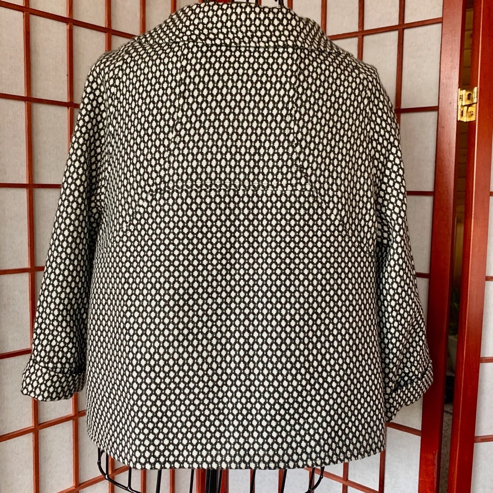 Allison Taylor Polka Dot Swing Waist Jacket - Picture 4 of 5